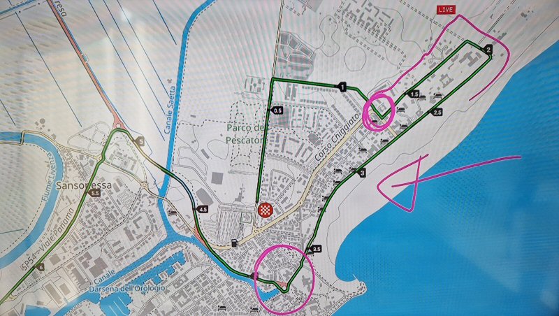 De laatste kilometers van etappe 17